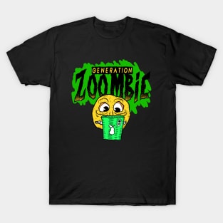 zombie zoomers. gen Z VS boomers. T-Shirt